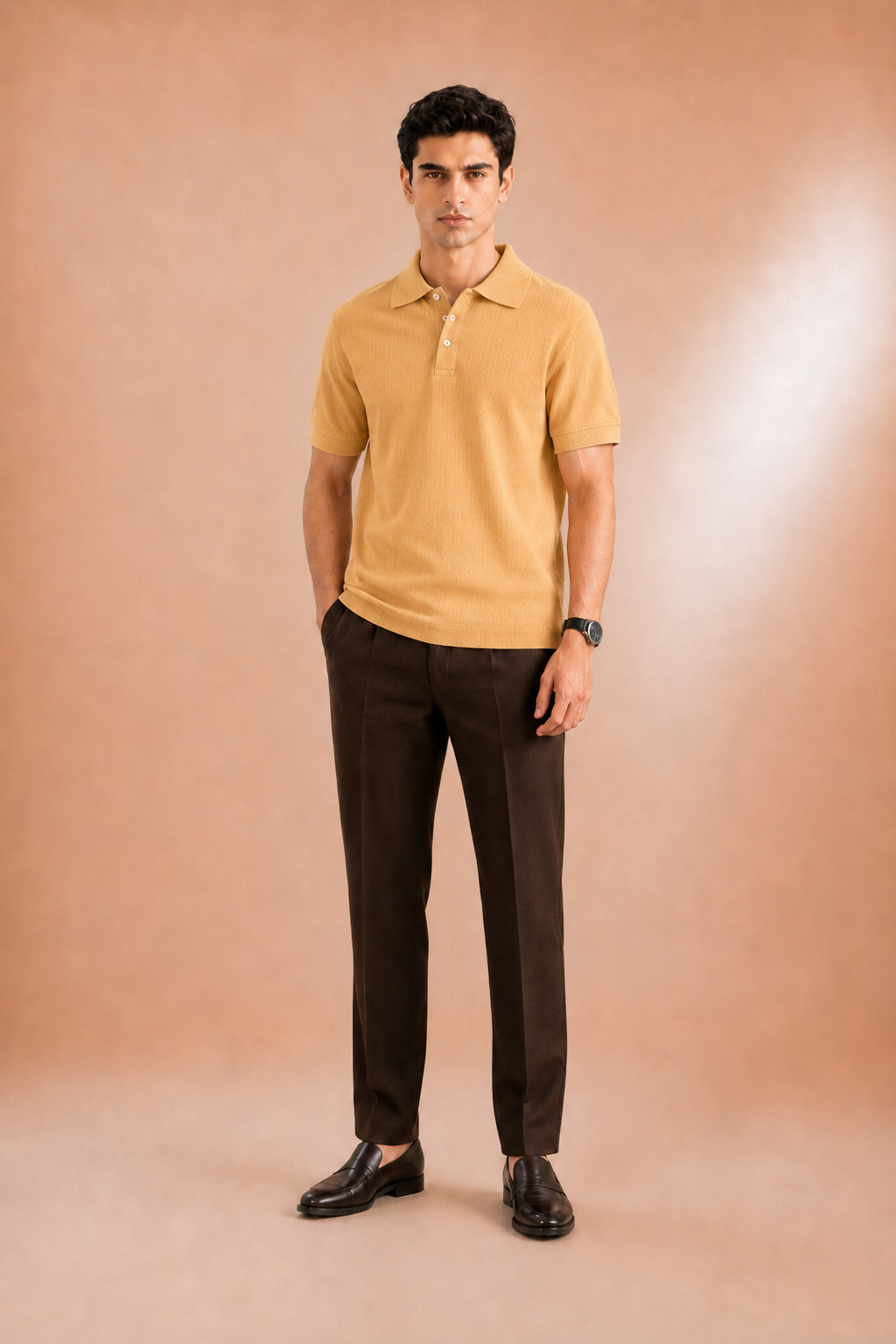 Modern Fit-Jacquard Polo