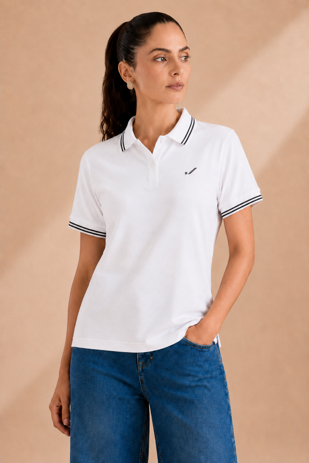 FINE-KNIT SIGANTURE POLO