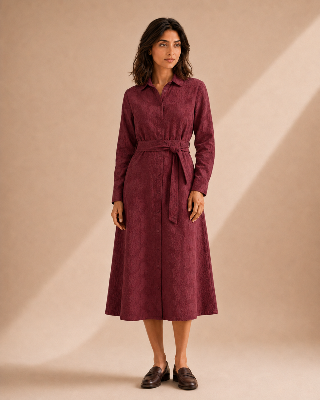 Embroidered Long Dress