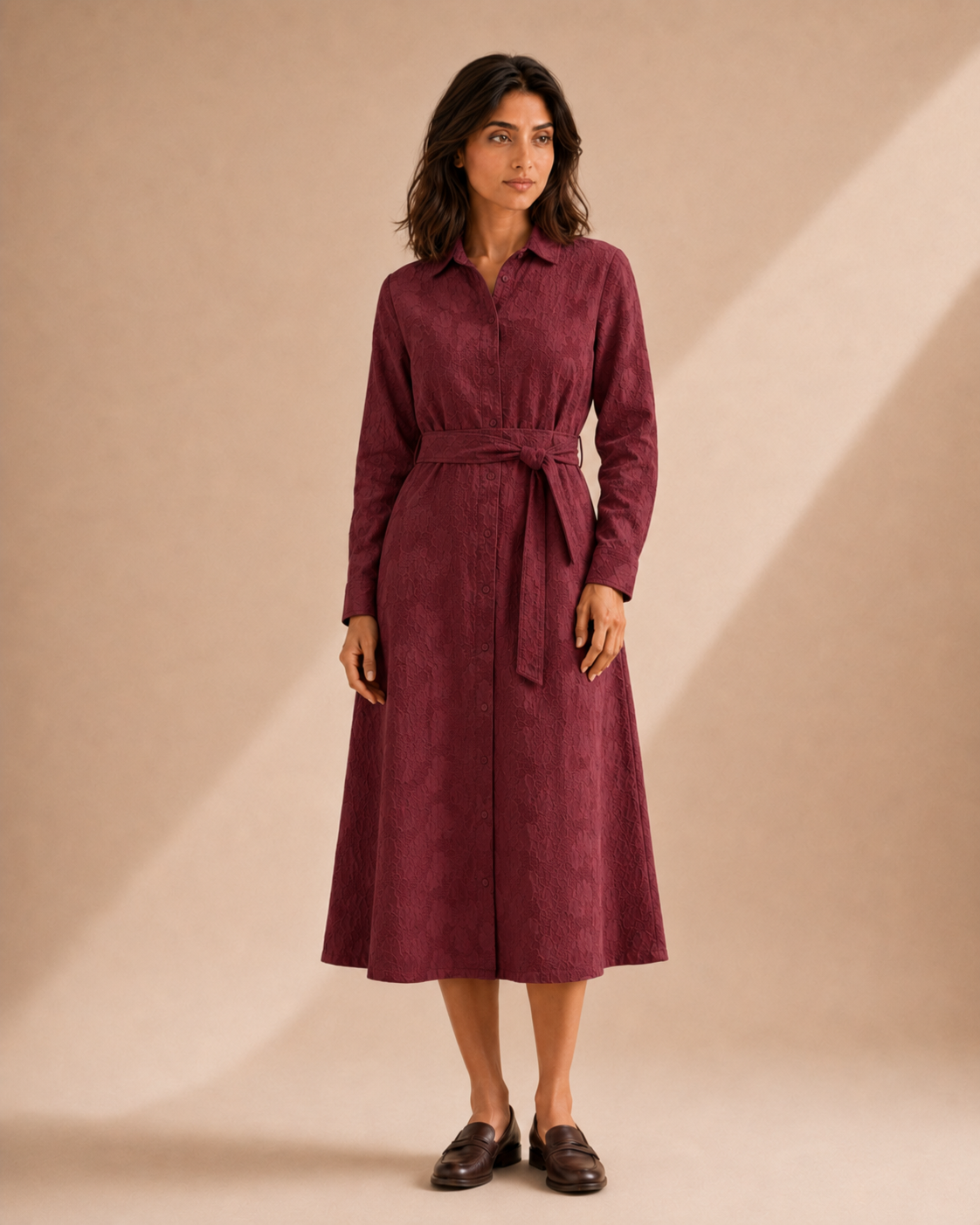 Embroidered Long Dress