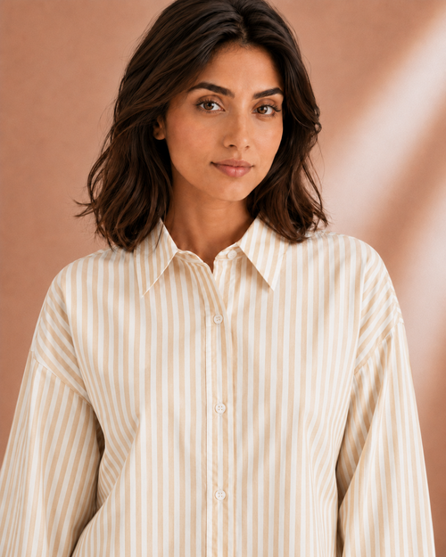 Boxy Crop Shirt