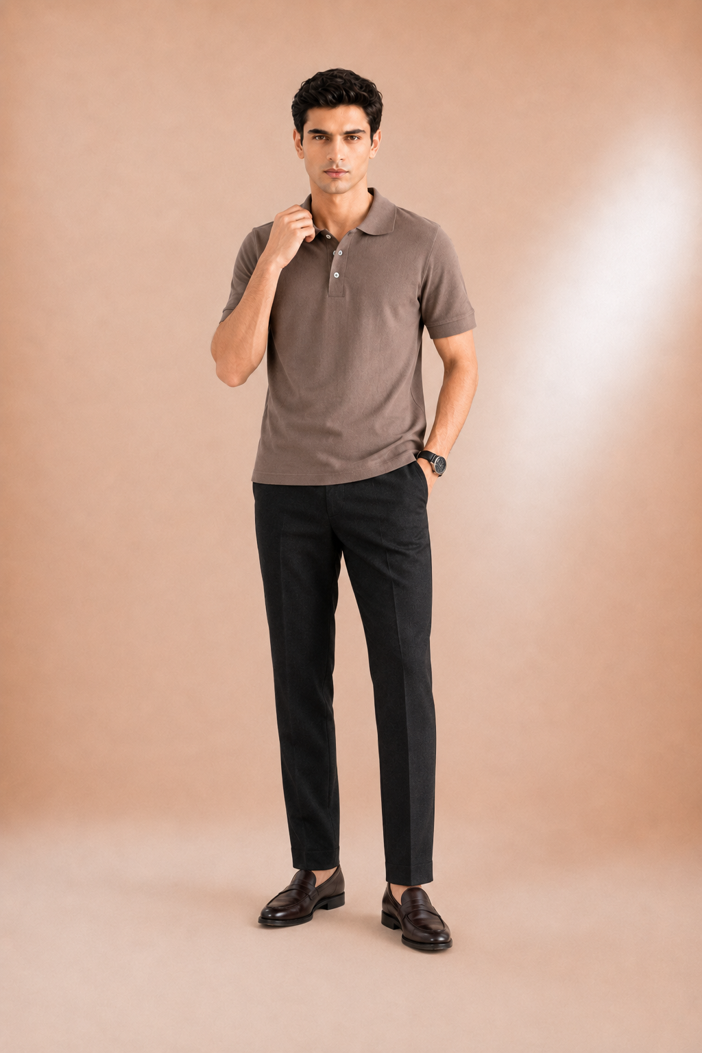 Modern Fit-Jacquard Polo