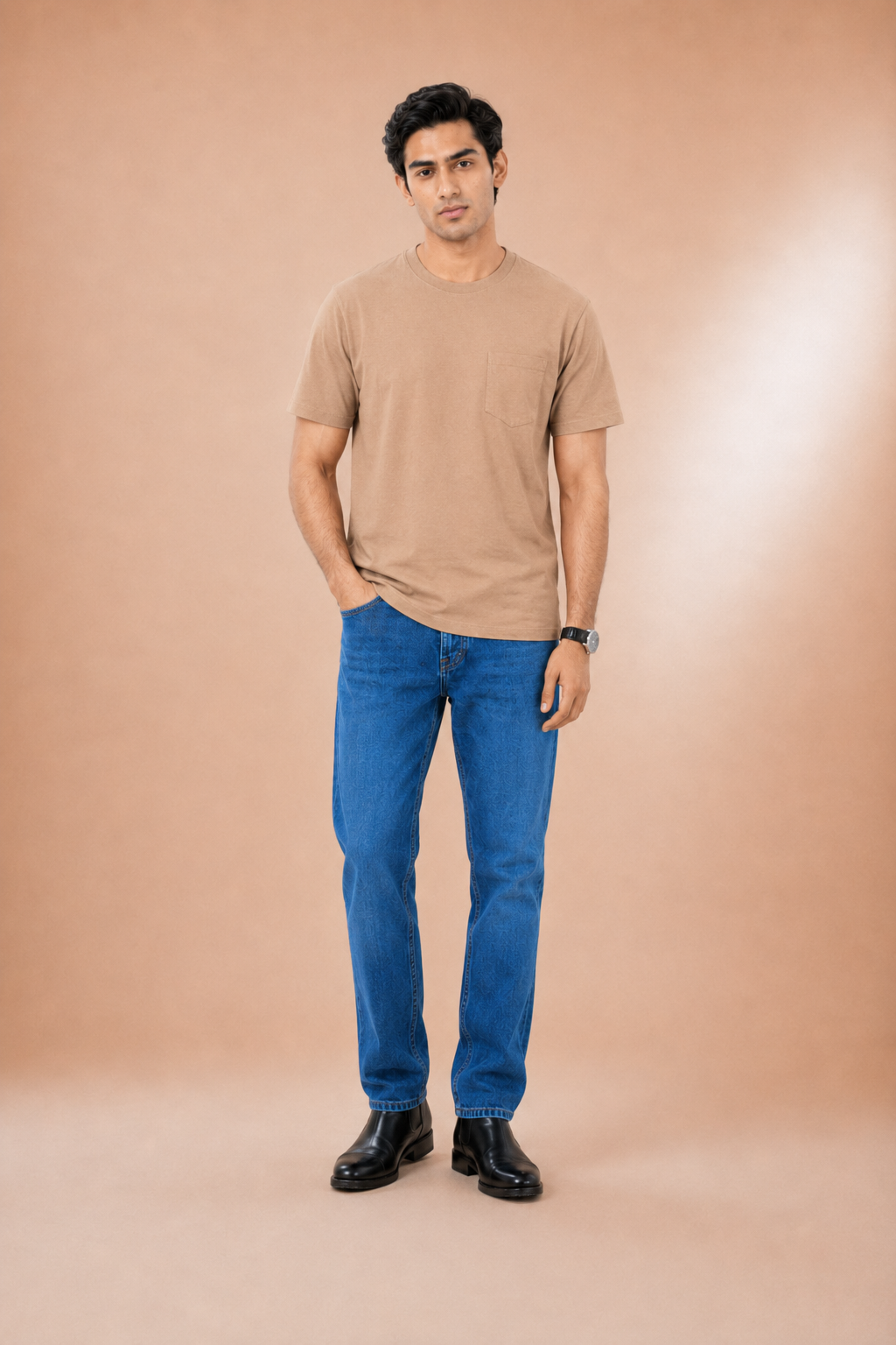 Urban Fit-Everyday Washed Pocket Tee