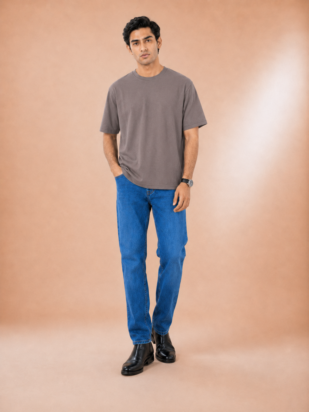 Boxy Fit-Vintage washed T-shirt