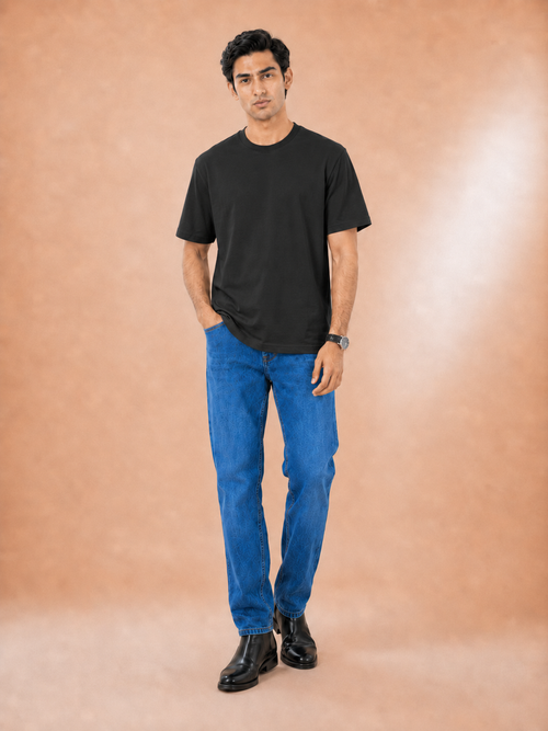 Boxy Fit-Vintage washed T-shirt