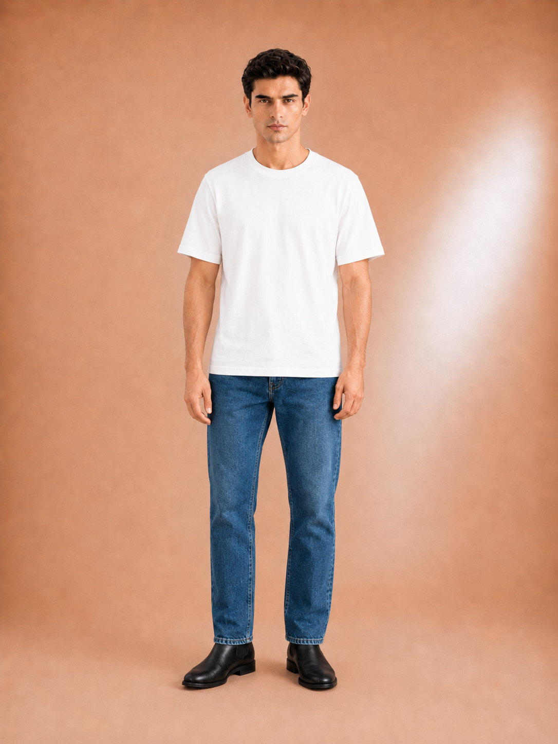 Boxy Fit-Interlock T-Shirt