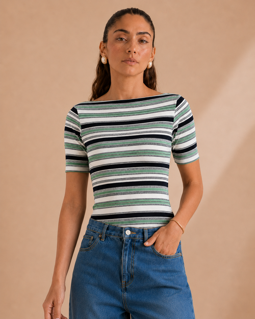 Boat Neck Tee