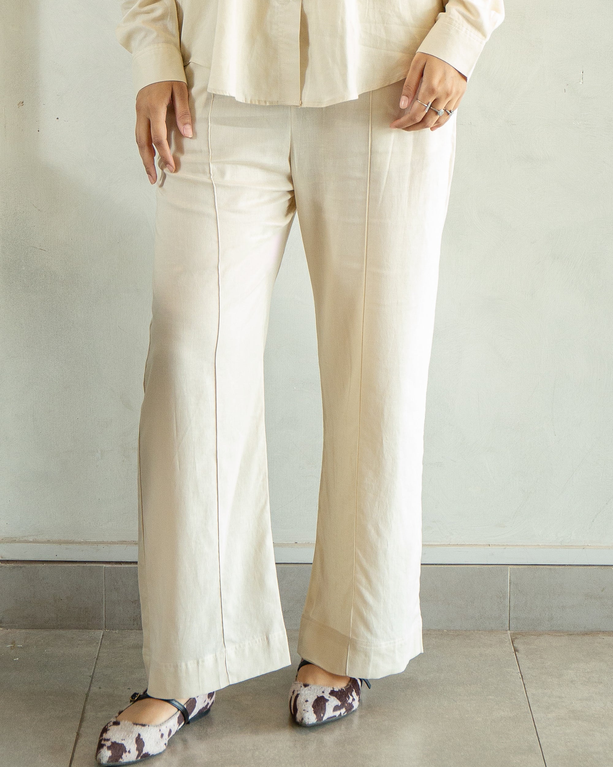 Linen Blend Trouser.