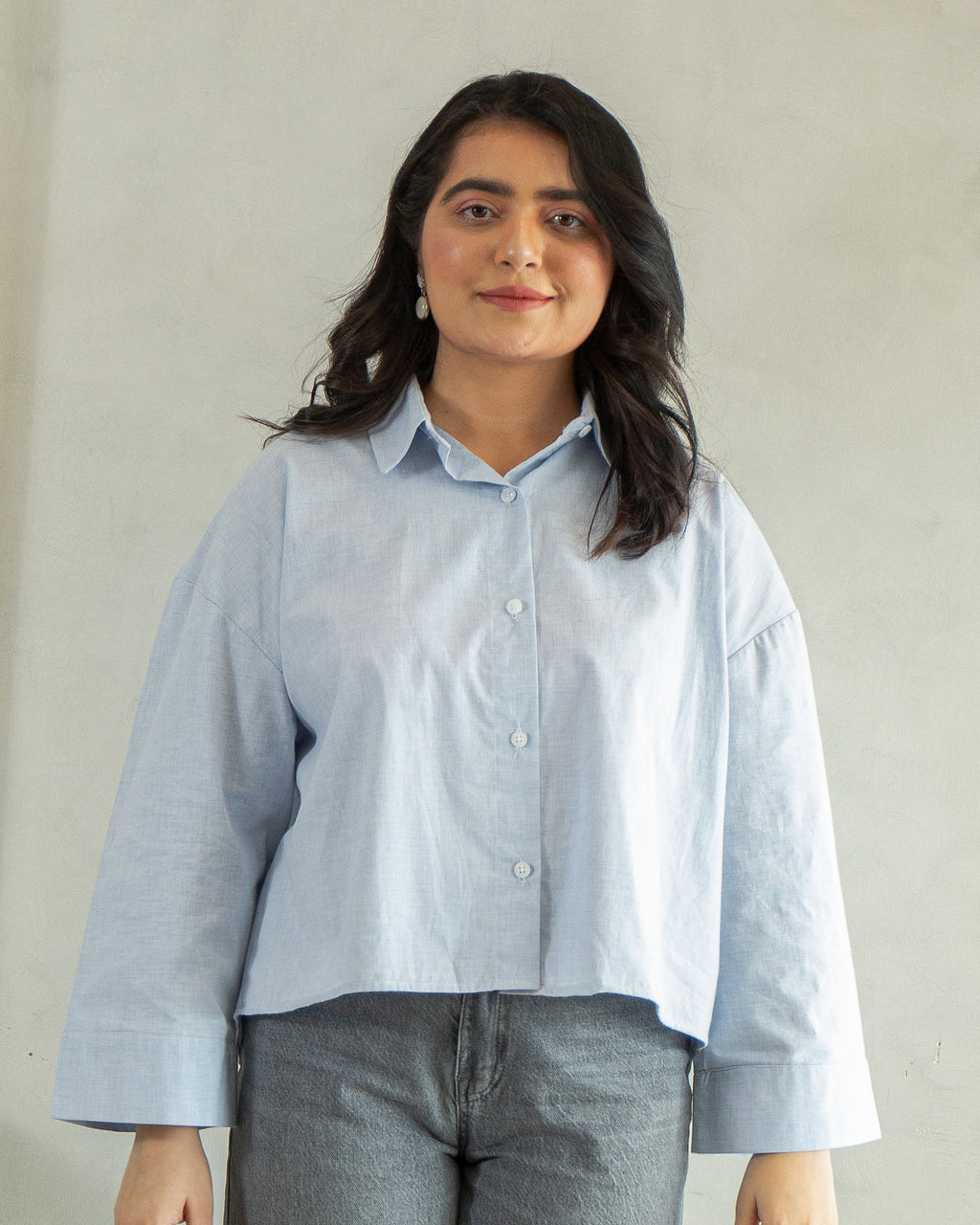 Boxy Crop Shirt.