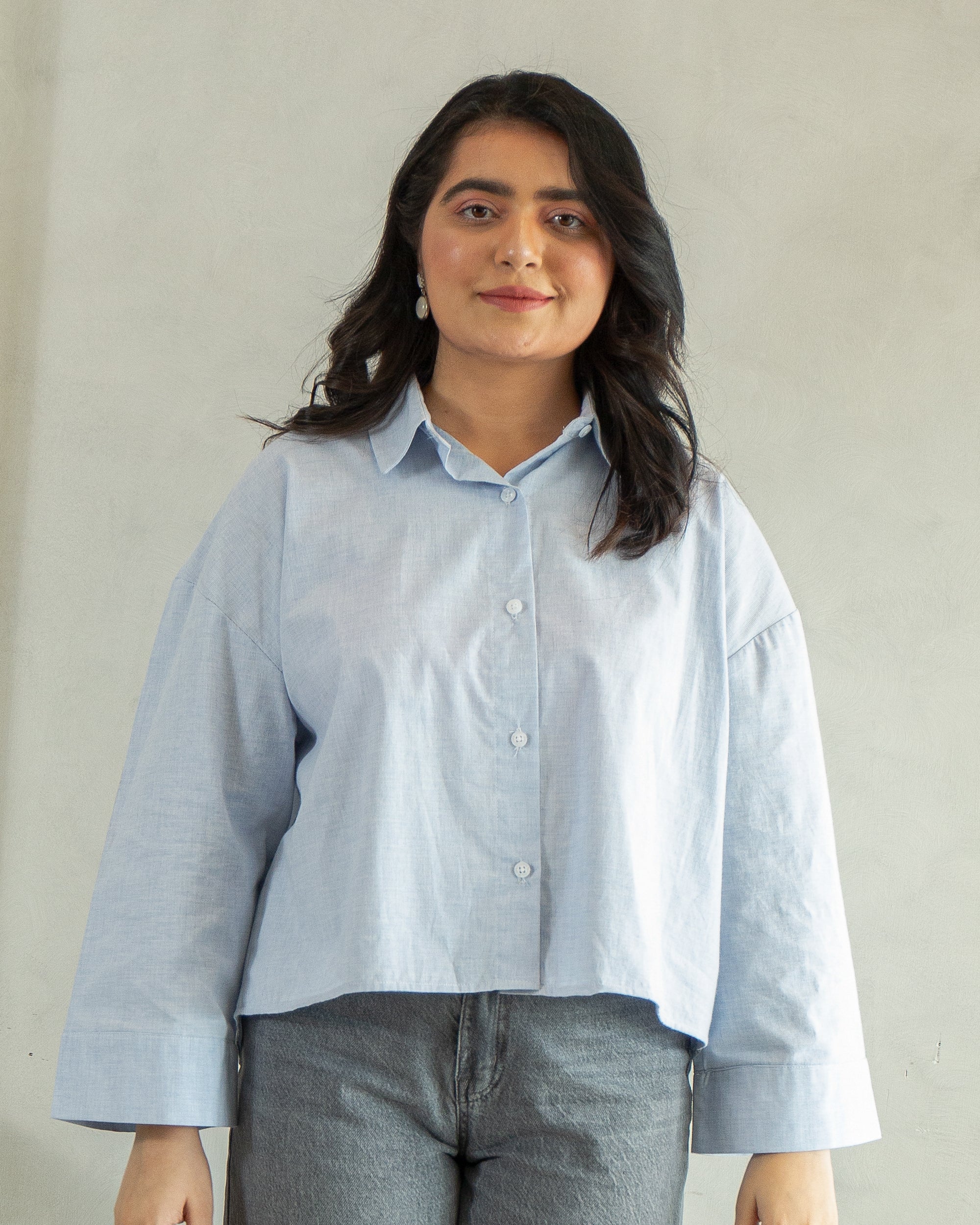 Boxy Crop Shirt.