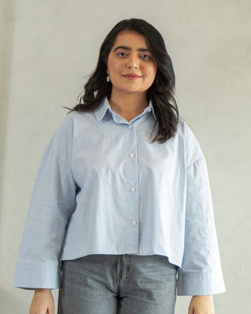 Boxy Crop Shirt.