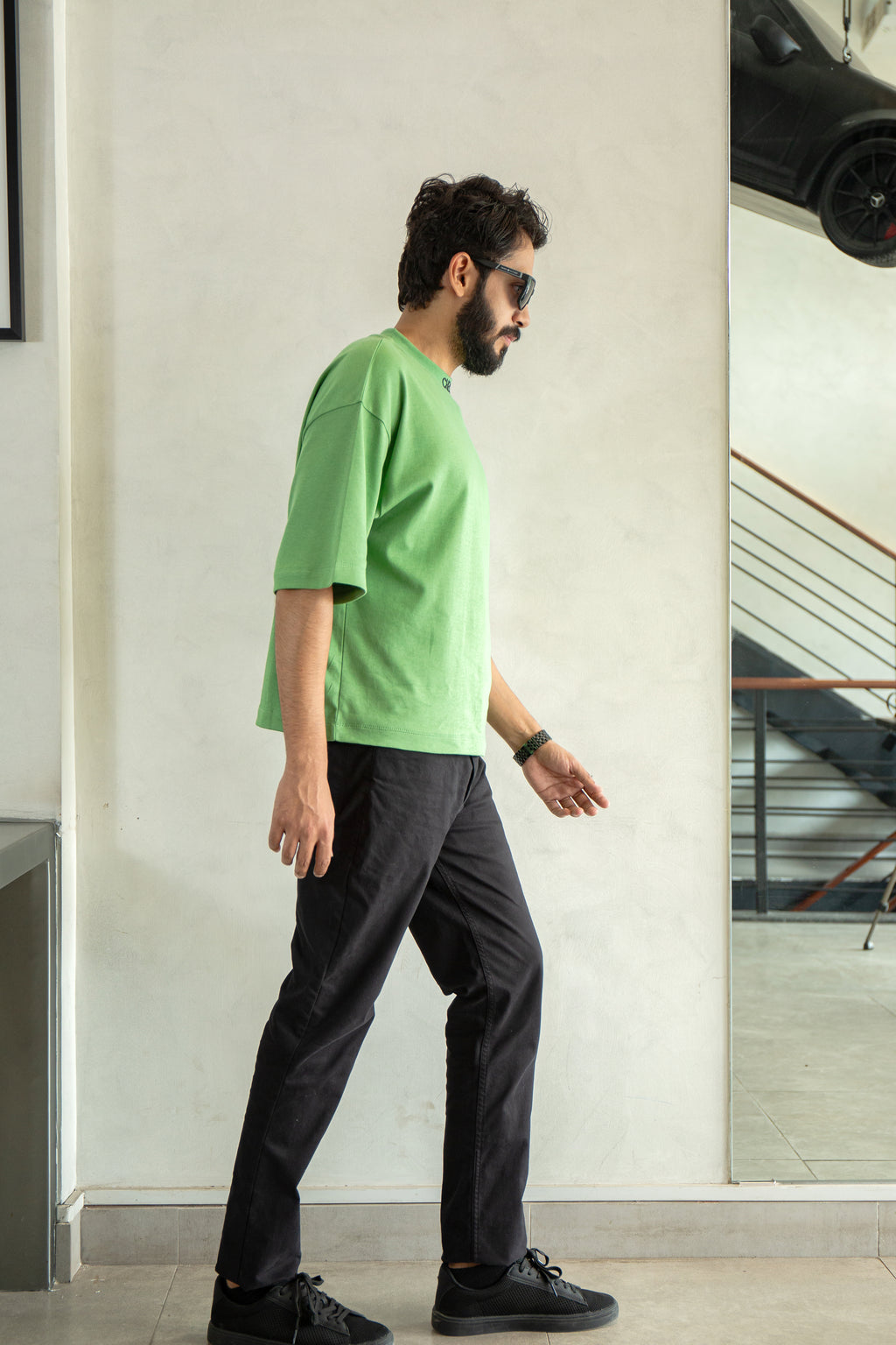 Boxy Interlock Logo Tee.