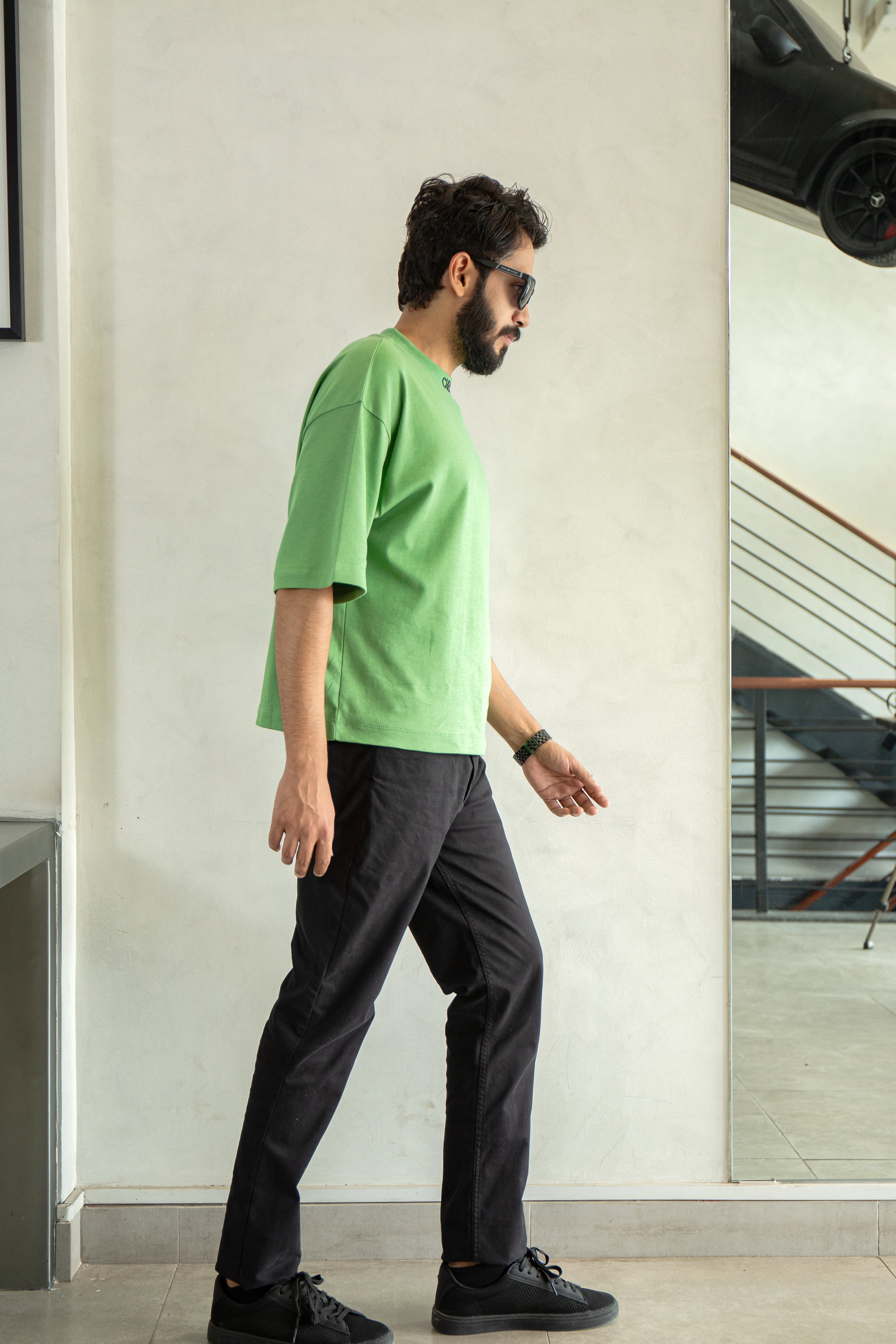 Boxy Interlock Logo Tee.