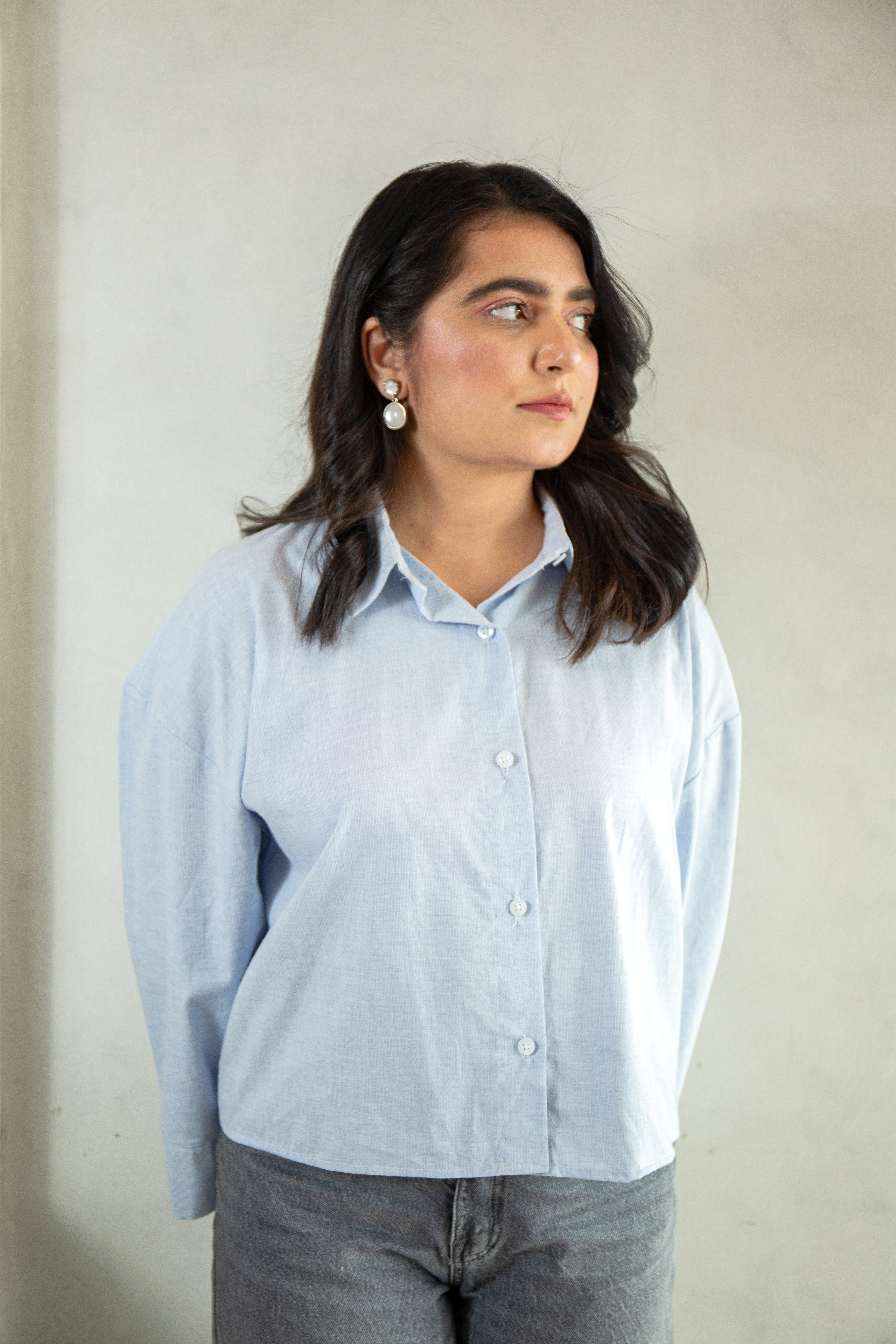 Boxy Crop Shirt - CHEC