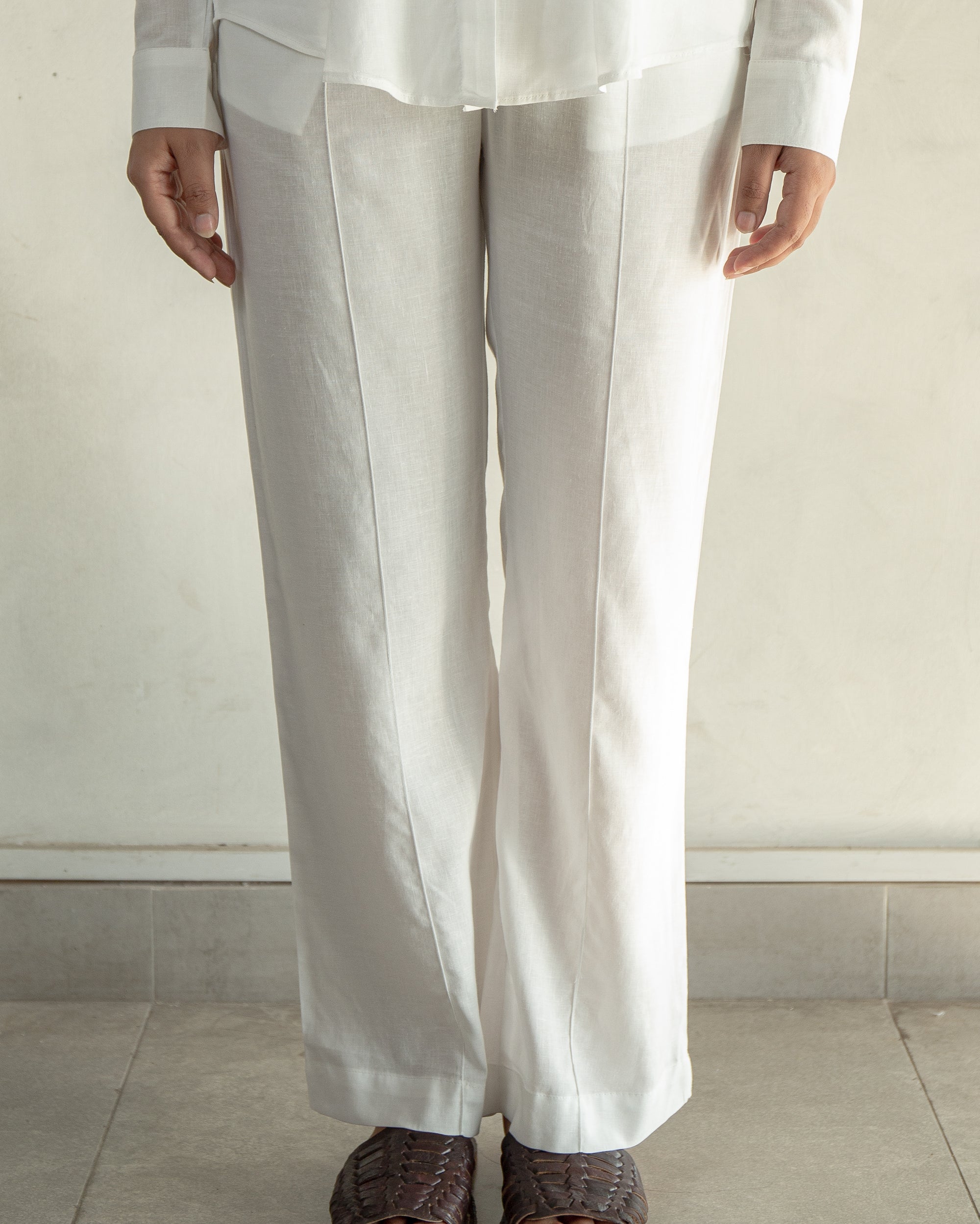 Linen Blend Trouser.