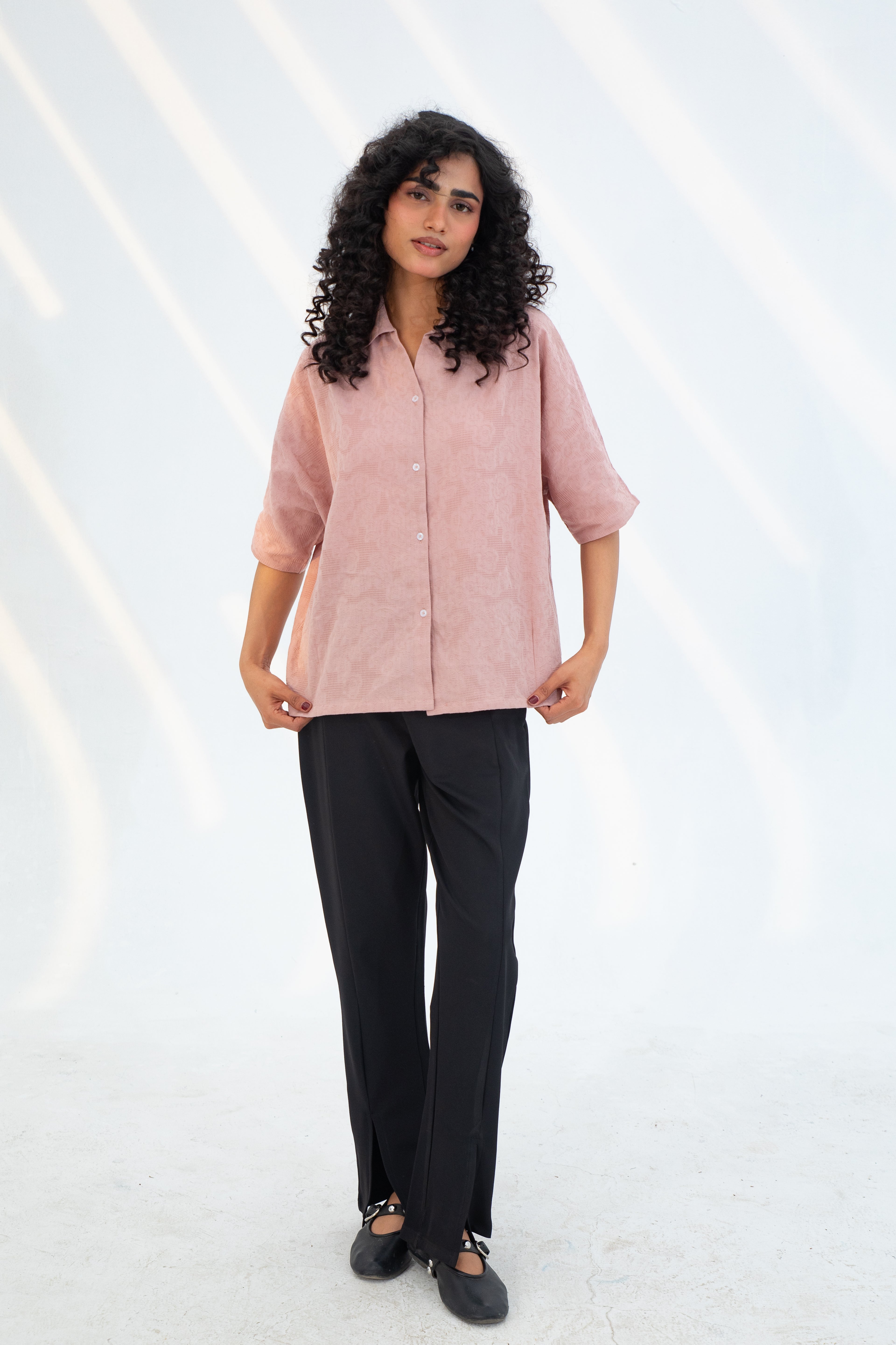 Embroidered Breezy Shirt