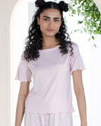 Ruffle Edge Logo Tee