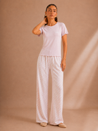 Ruffle Edge Logo Tee