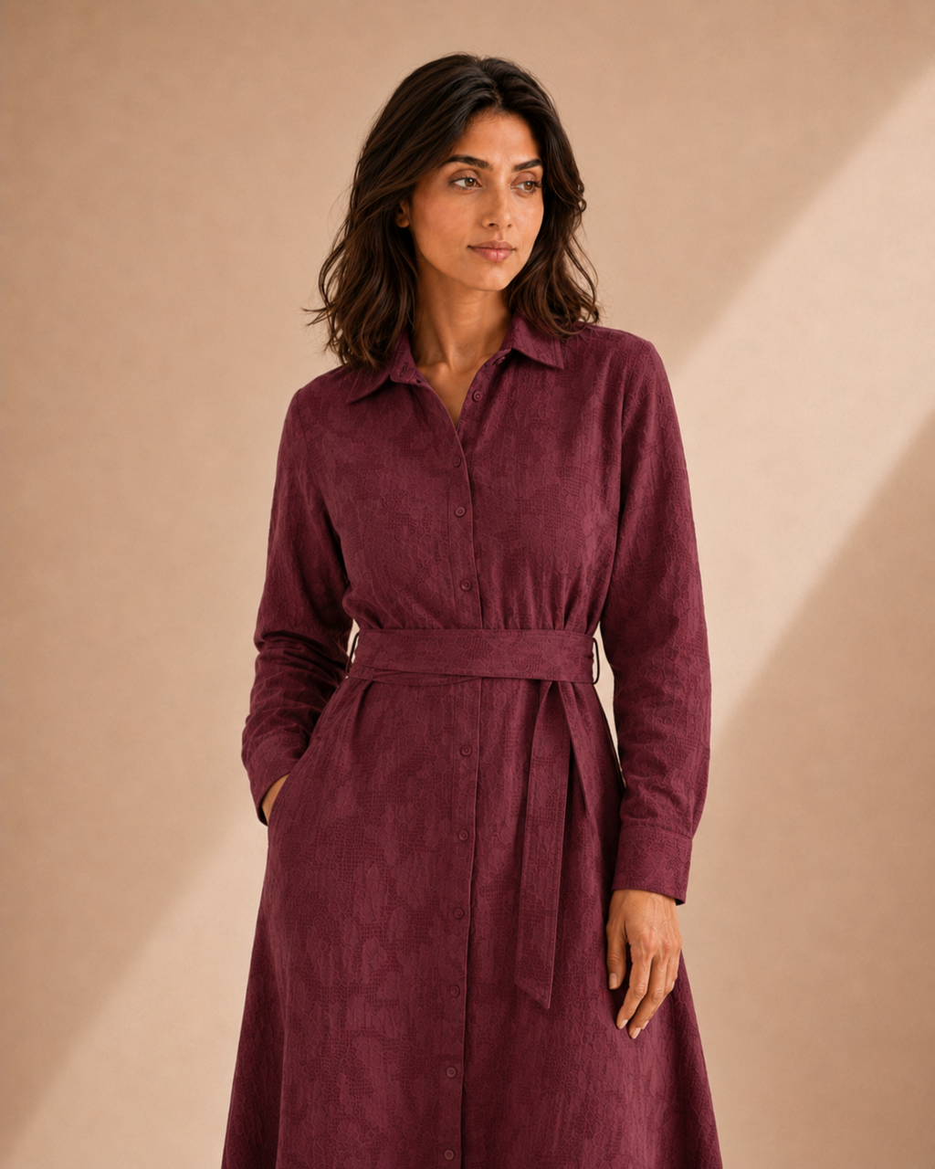 Embroidered Long Dress