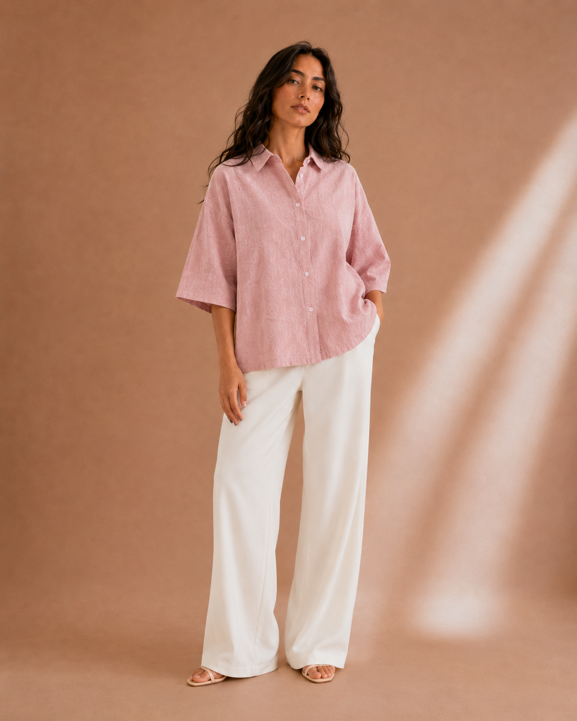 Embroidered Breezy Shirt