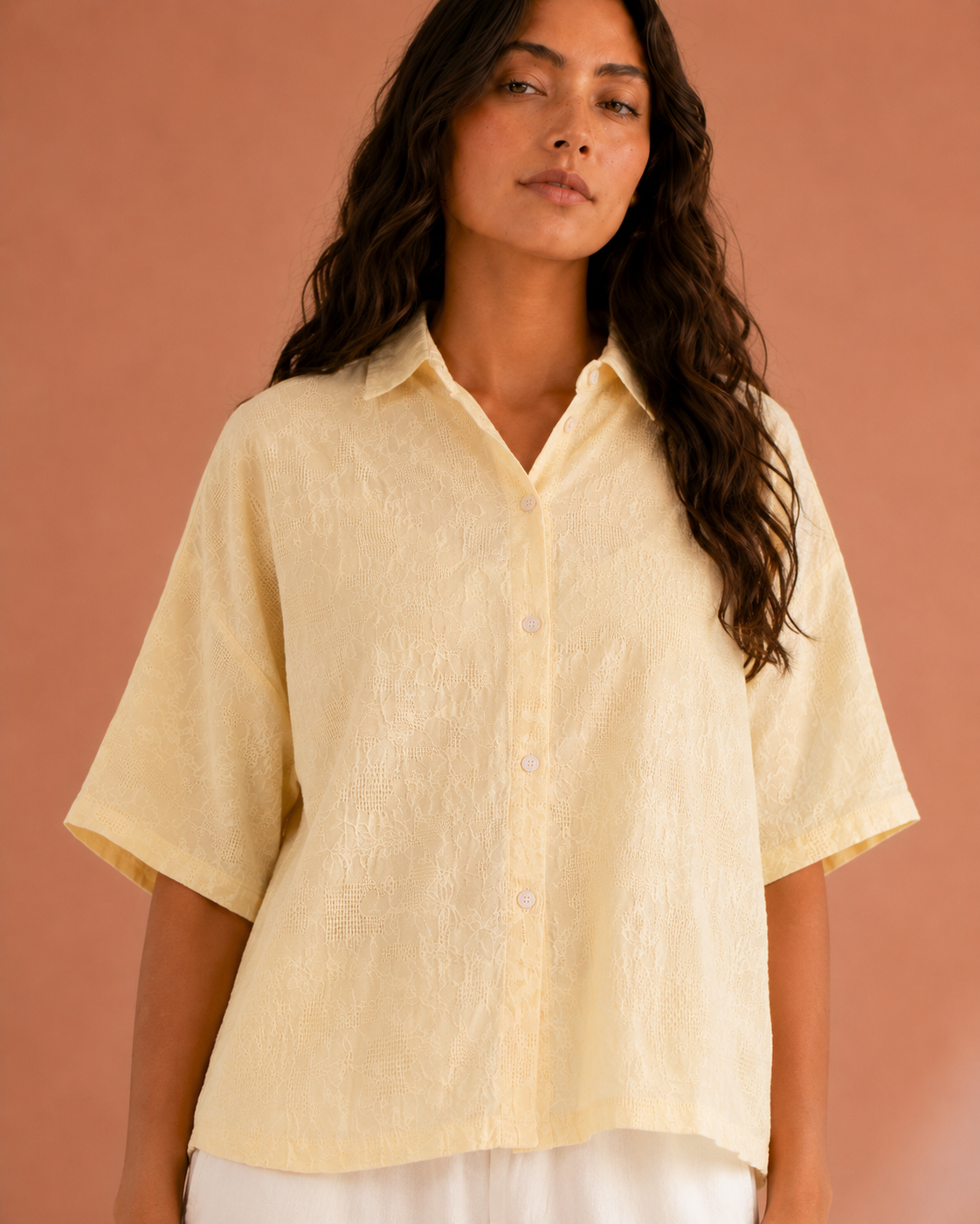 Embroidered Breezy Shirt
