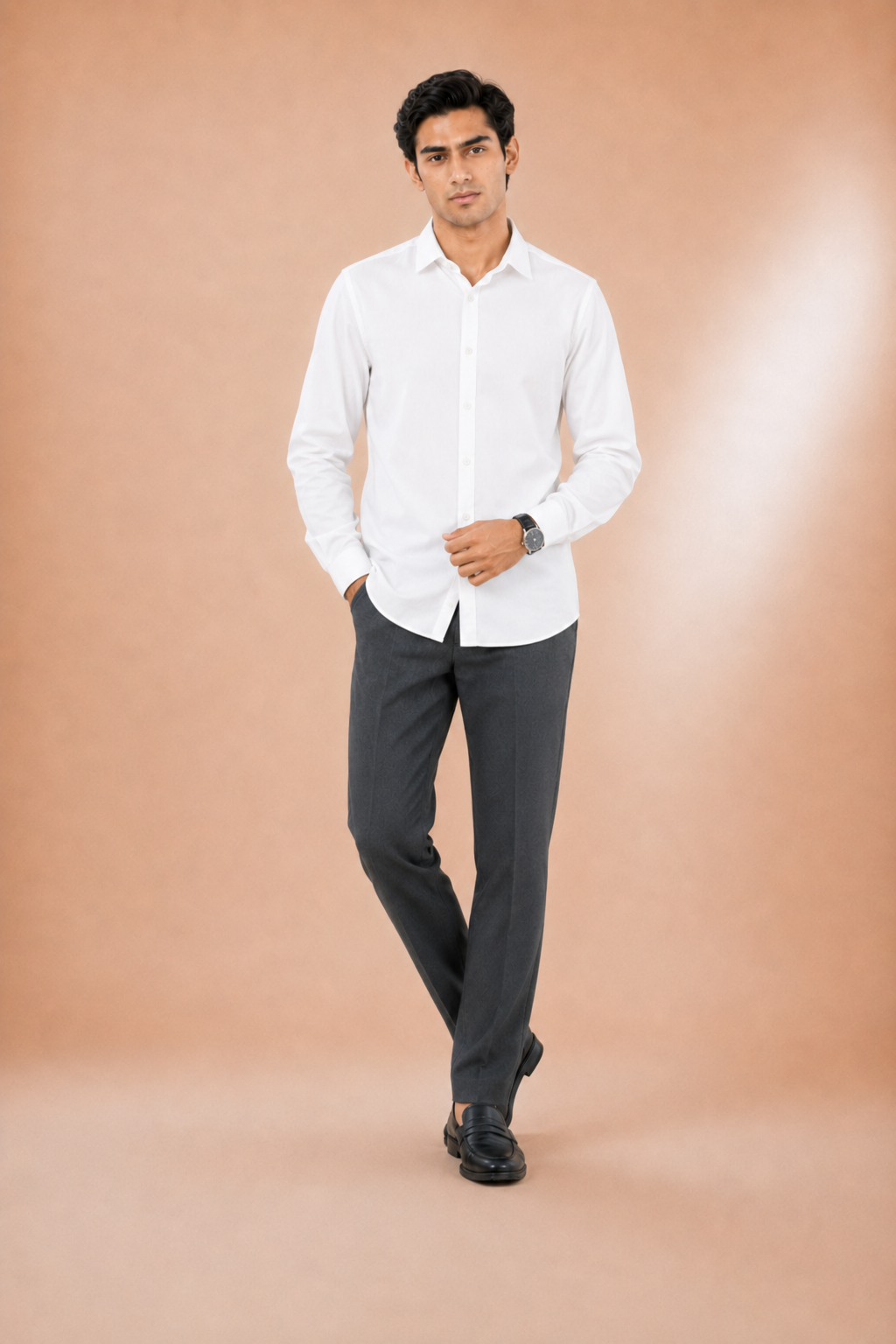 Modern fit-Premium Cotton Business Shirt