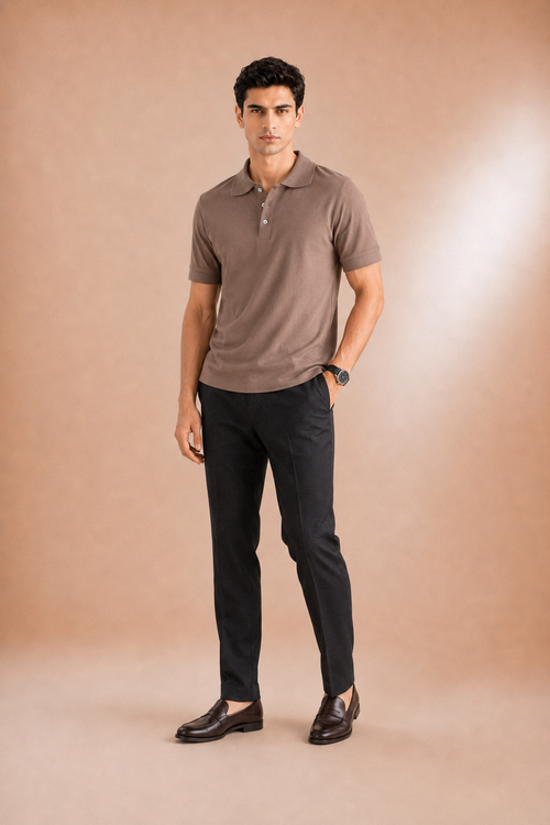 Modern Fit-Jacquard Polo