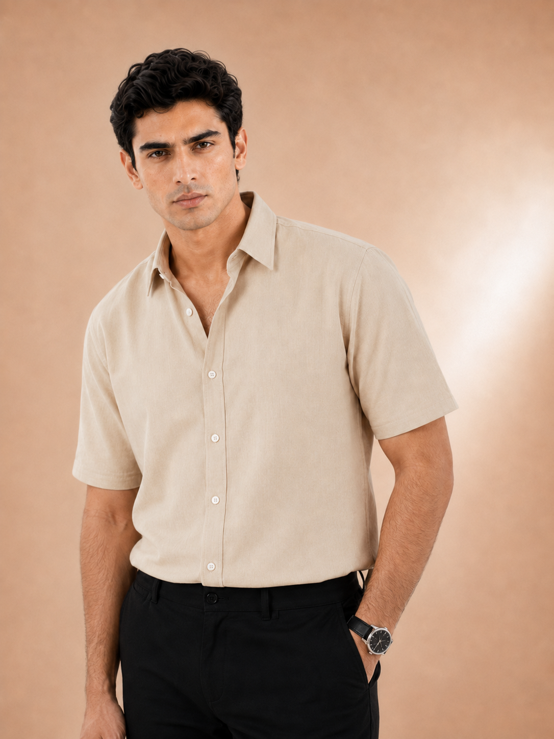 Breezy Linen Blend Shirt