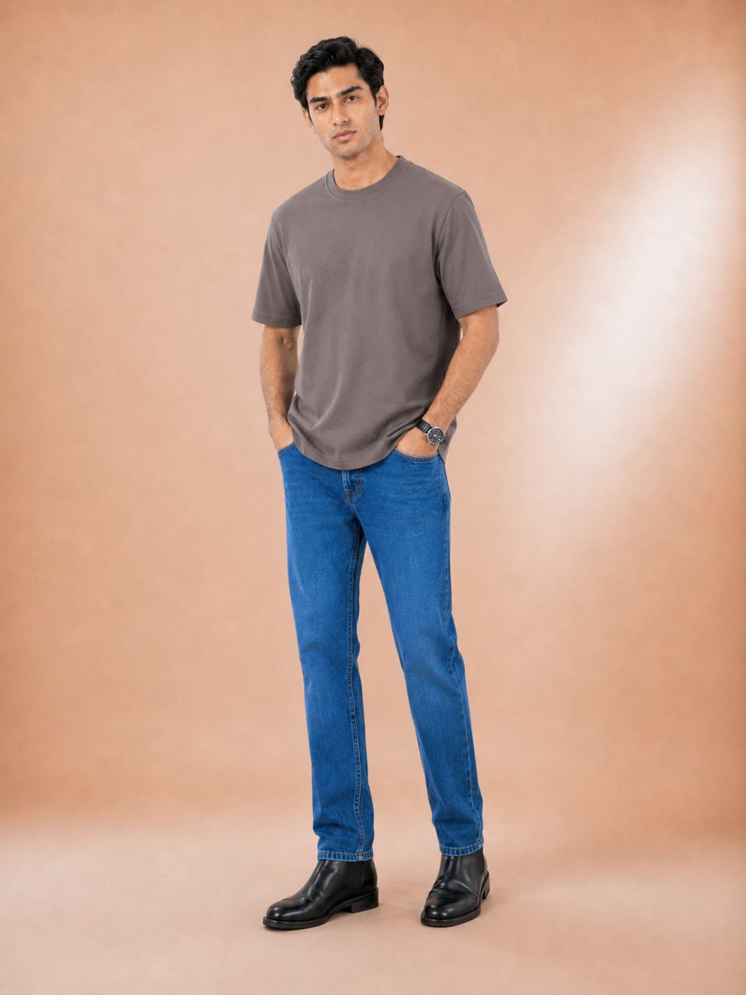 Boxy Fit-Vintage washed T-shirt