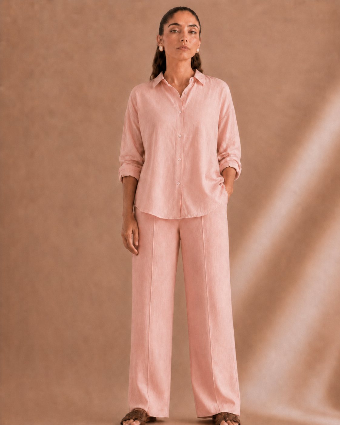 Linen Blend Trouser