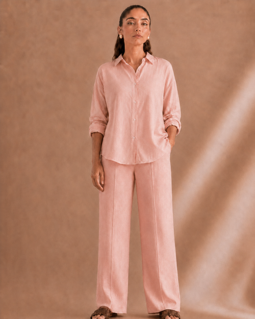 Linen Blend Trouser