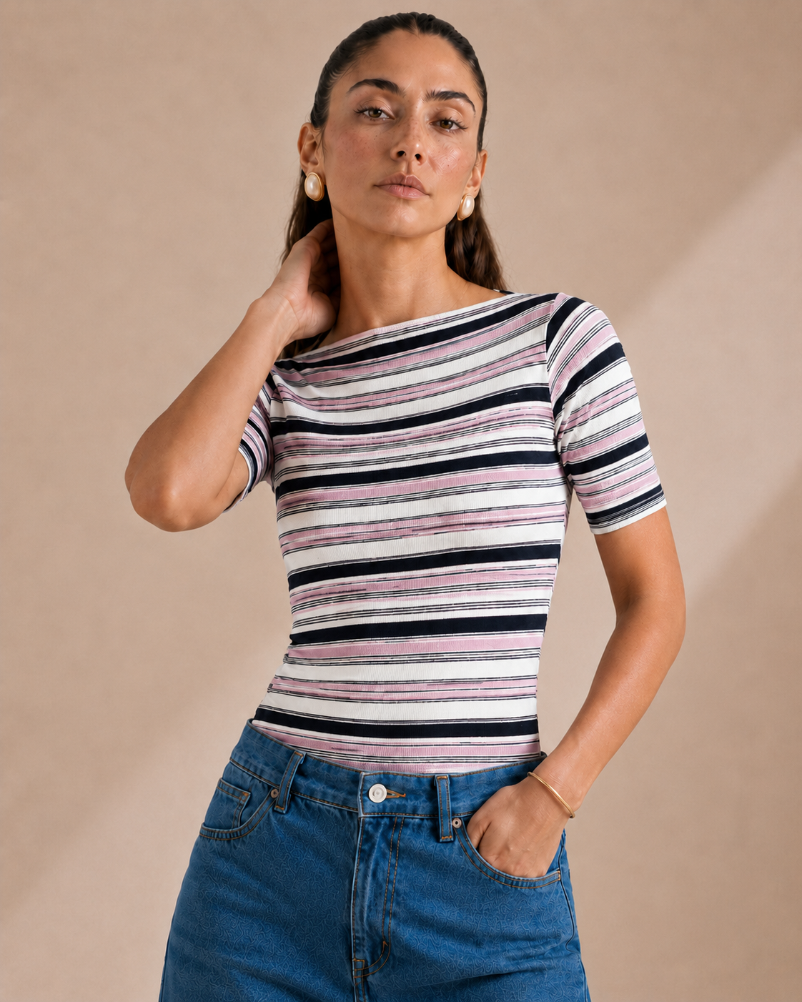 Boat Neck Tee