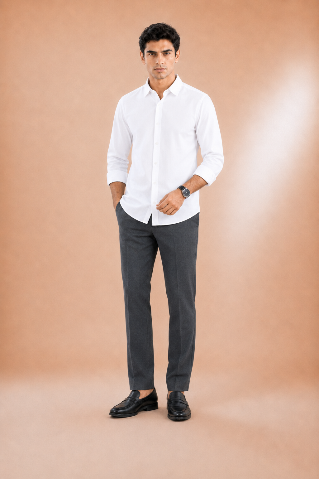 Modern fit-Premium Cotton Business Shirt