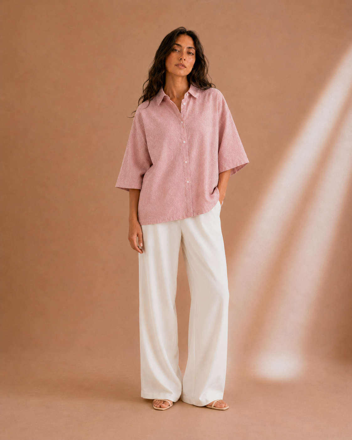 Embroidered Breezy Shirt