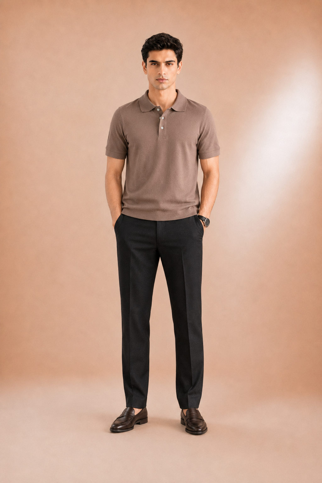 Modern Fit-Jacquard Polo