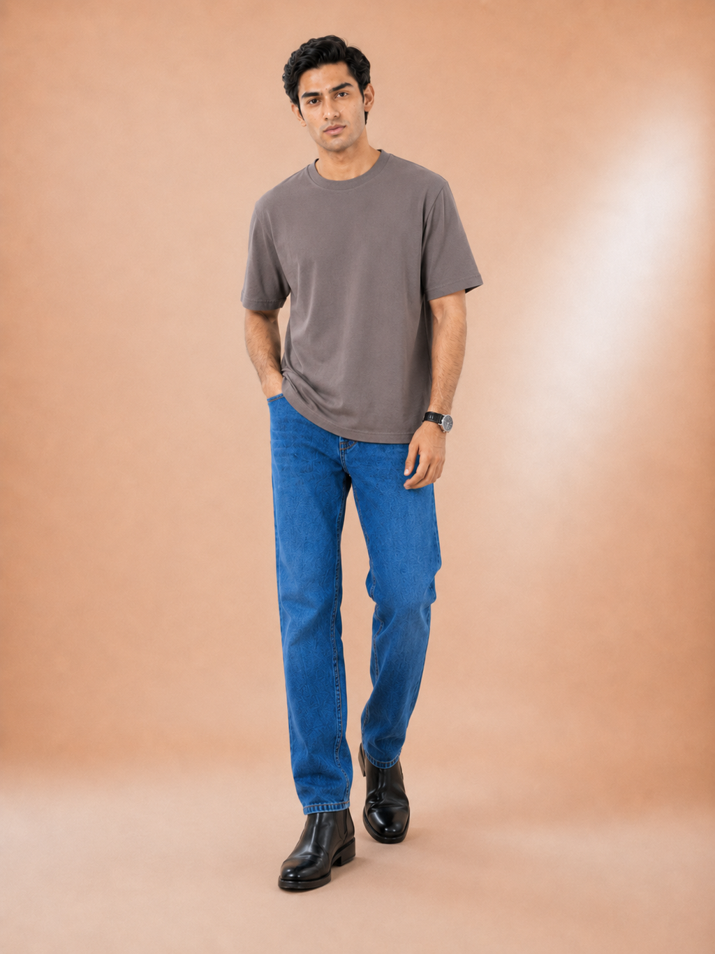 Boxy Fit-Vintage washed T-shirt