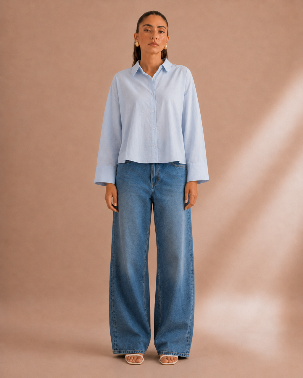 Boxy Crop Shirt