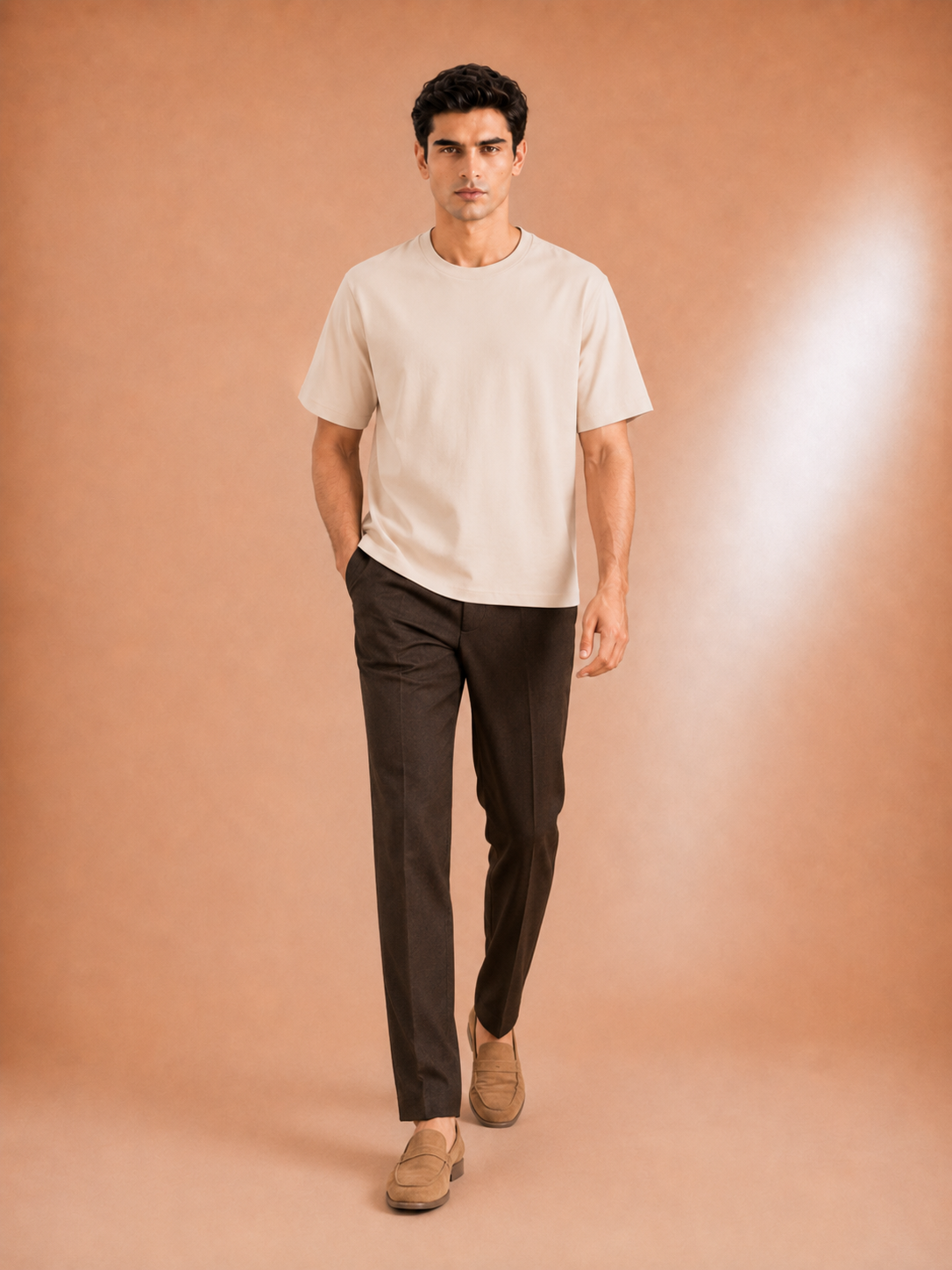 Boxy Fit-Interlock T-Shirt