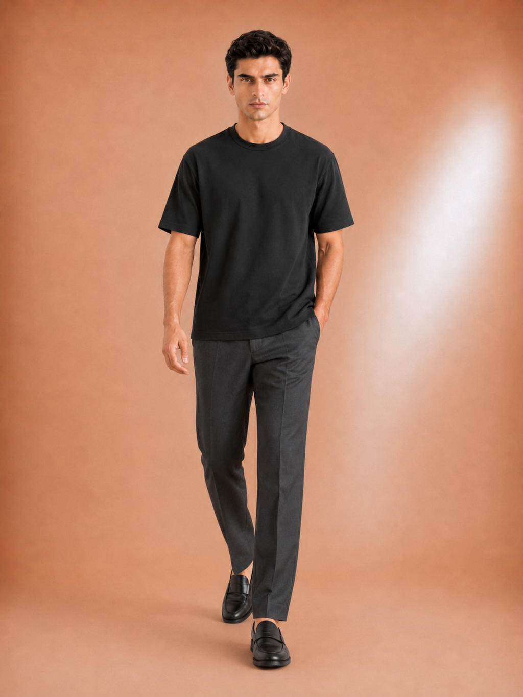 Boxy Fit-Interlock T-Shirt