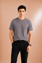 Urban Fit-Jacquard Structured Tee