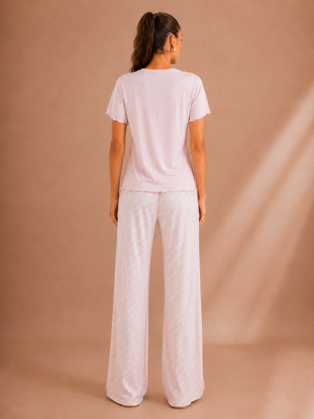 Ruffle Edge Logo Tee