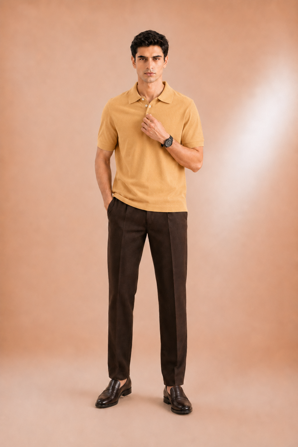 Modern Fit-Jacquard Polo