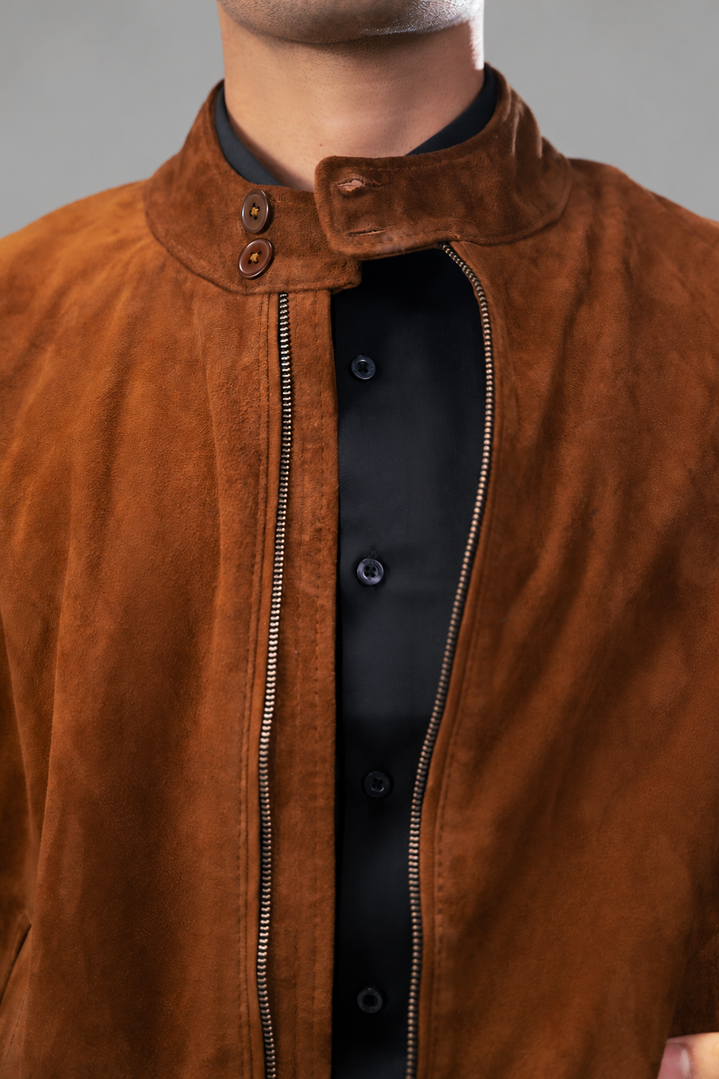 Luxury Suede Leather Jacket