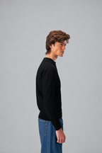 Modern Zip Neck Texture Sweater