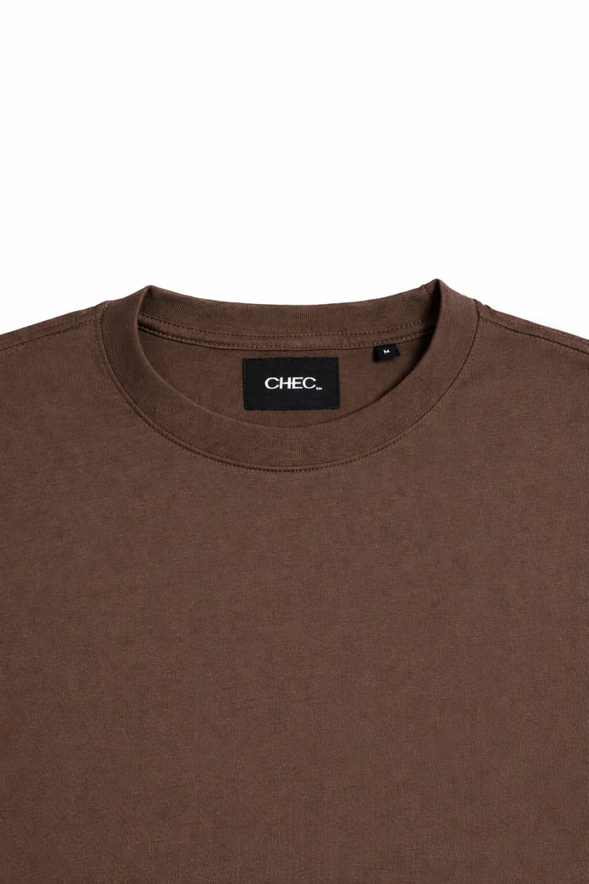 Brown Tee Neck Closeup Chocolate Martini