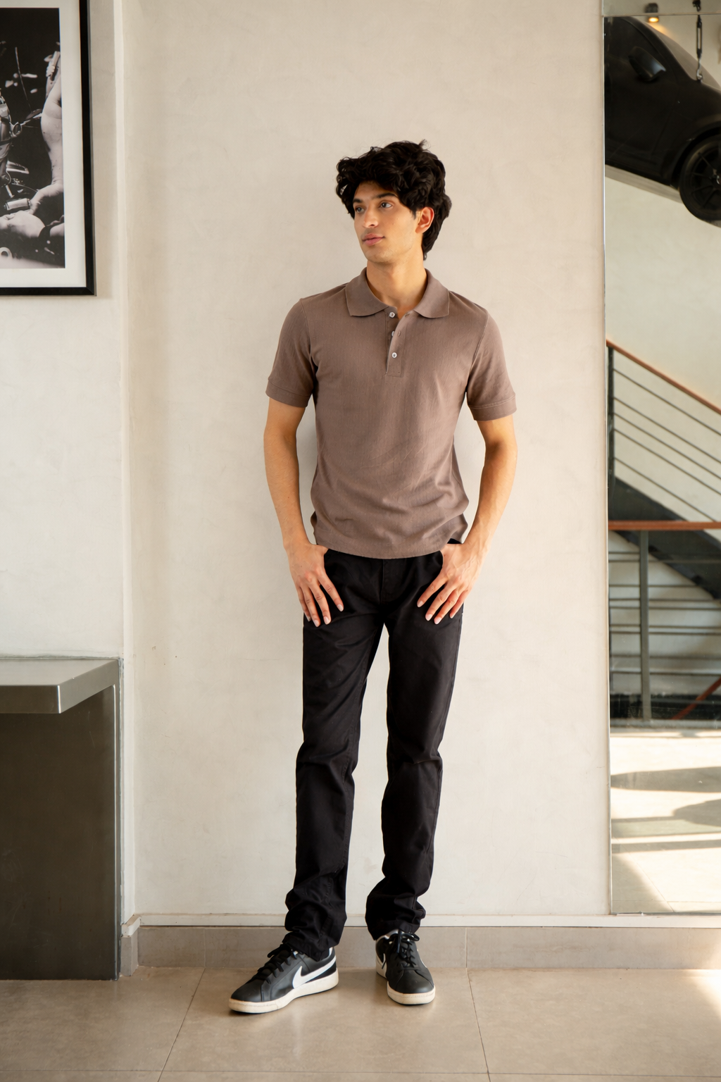 Jacquard Polo Shirt