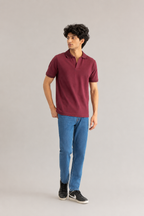 Modern Fit-Johnny Collar Polo