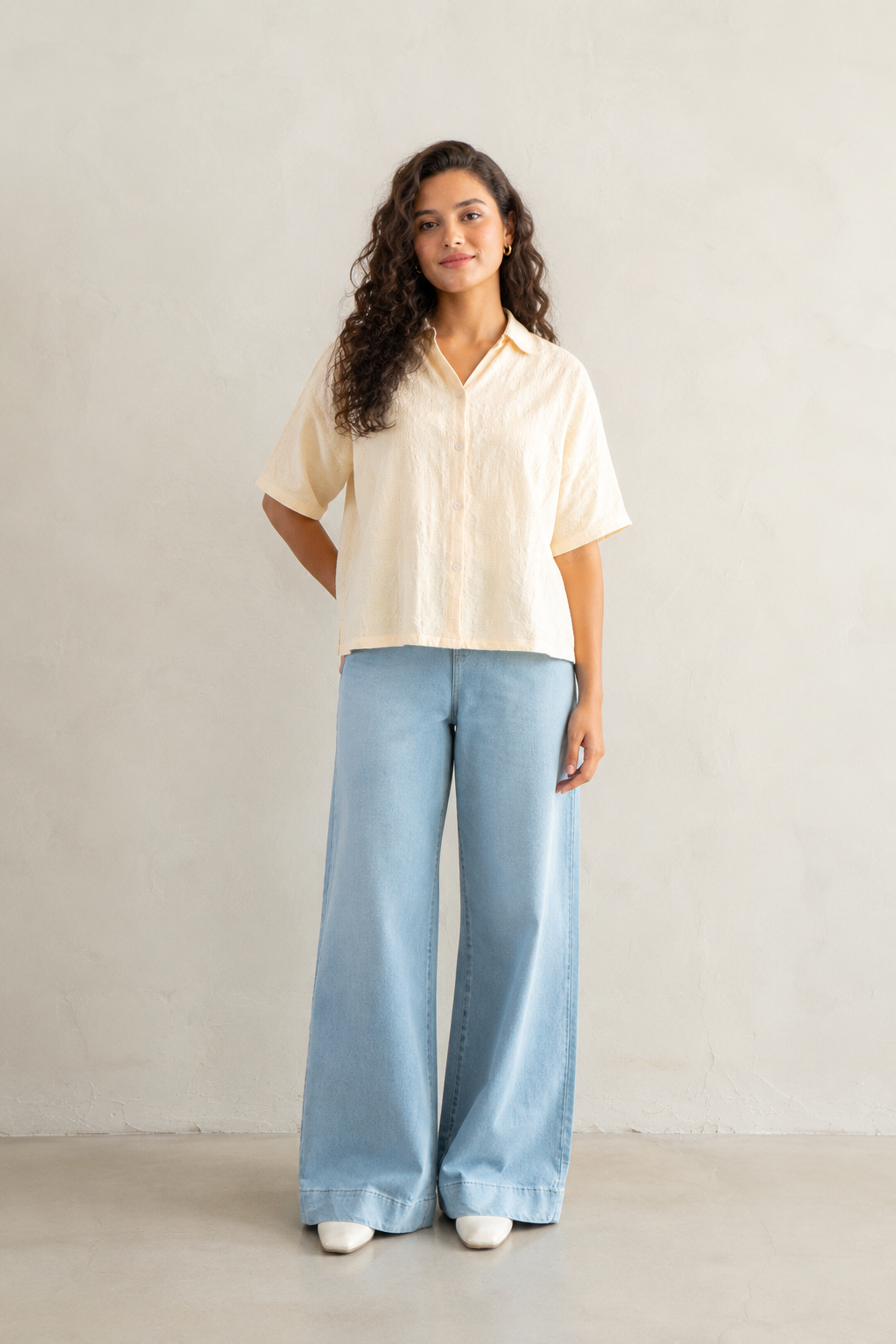 Embroidered Breezy Shirt