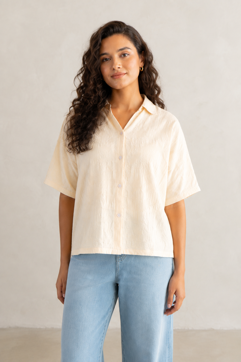 Embroidered Breezy Shirt