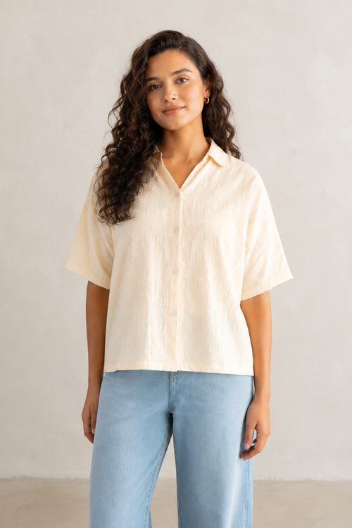 Embroidered Breezy Shirt